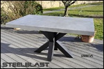 table haute beton