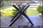 pied table metal