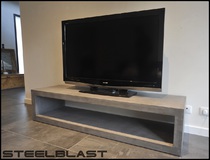 meuble tv beton cire steelblast