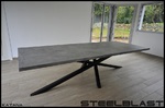 table beton metal