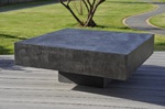 table basse beton cire